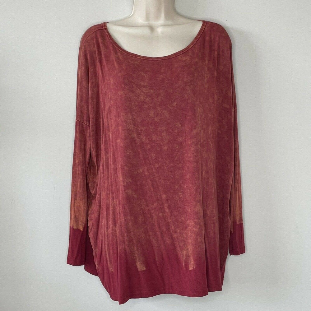 PIKO 1988 Top Women’s Small STY T185114 Dolman Sleeve Blouse Shirt Tunic Bamboo